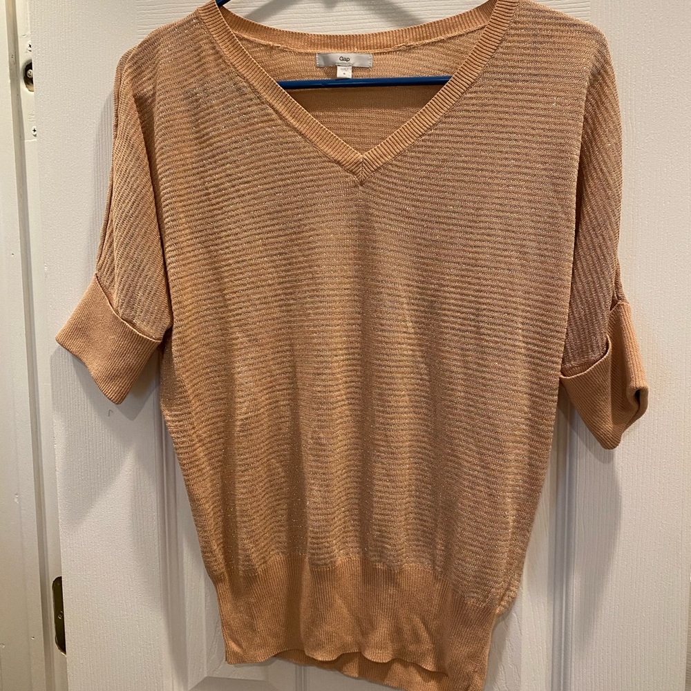 GAP silver sparkle shirt